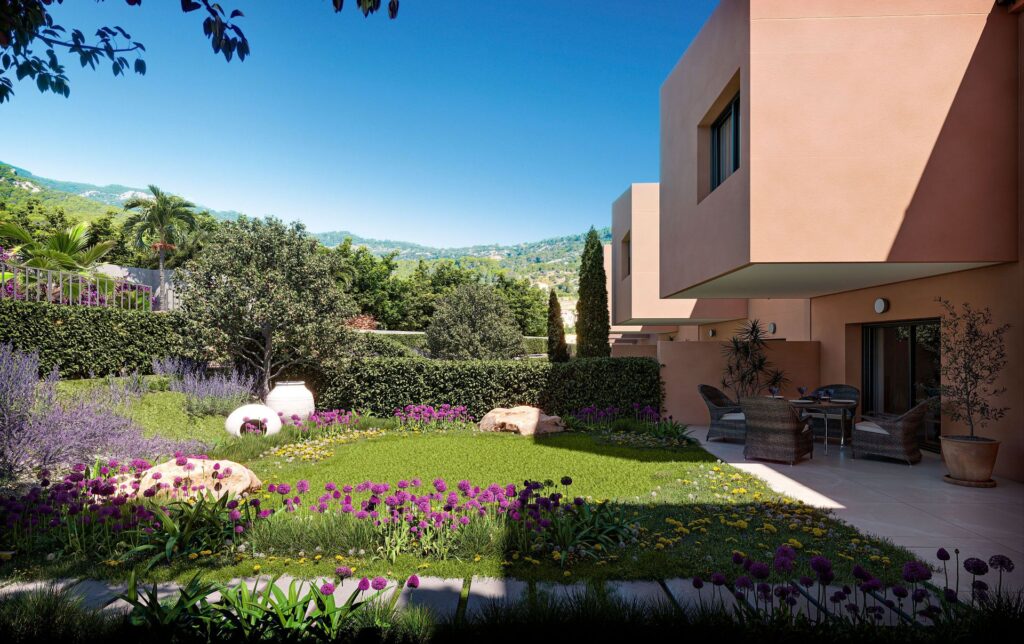 3-bedroom villa for sale in Esporles, Mallorca with garden, mountain views, and shared pool