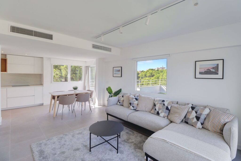 3-bed sea view penthouse with terraces for sale in Torrenova, Calvià