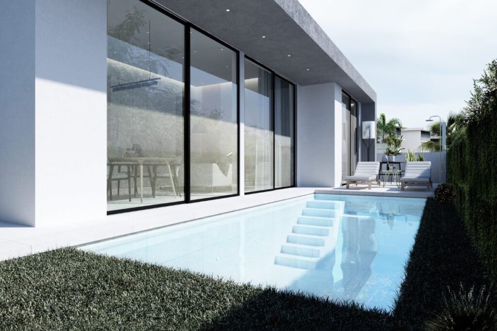 Newly built 2-bedroom pool villa in a gated Rawai community with tropical surroundings
