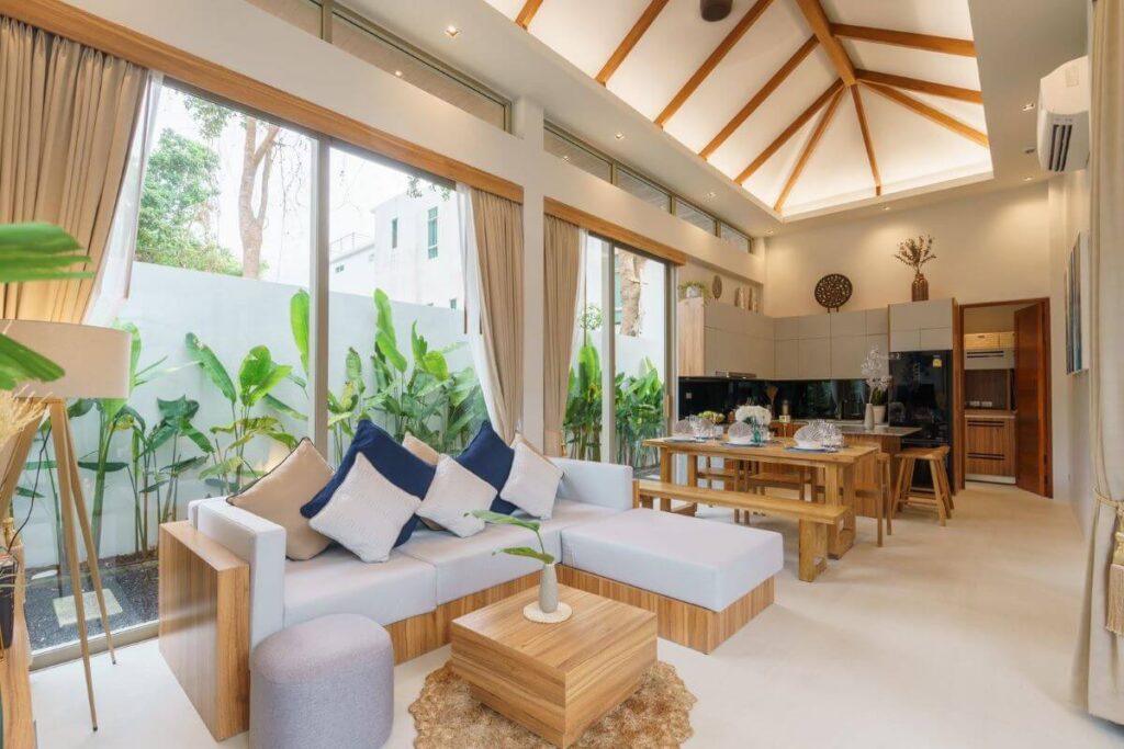 2-bedroom Thai-Balinese villa for sale in Rawai, Phuket with pool and private garden