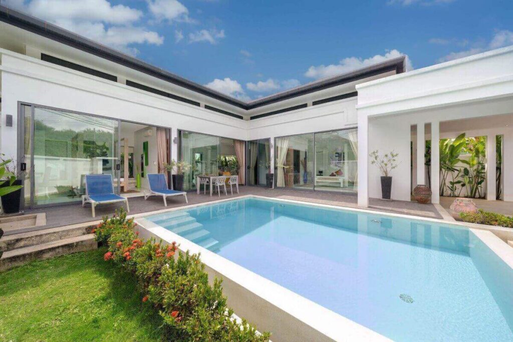 2-bedroom modern pool villa for sale in Soi Samakki, Rawai, Phuket