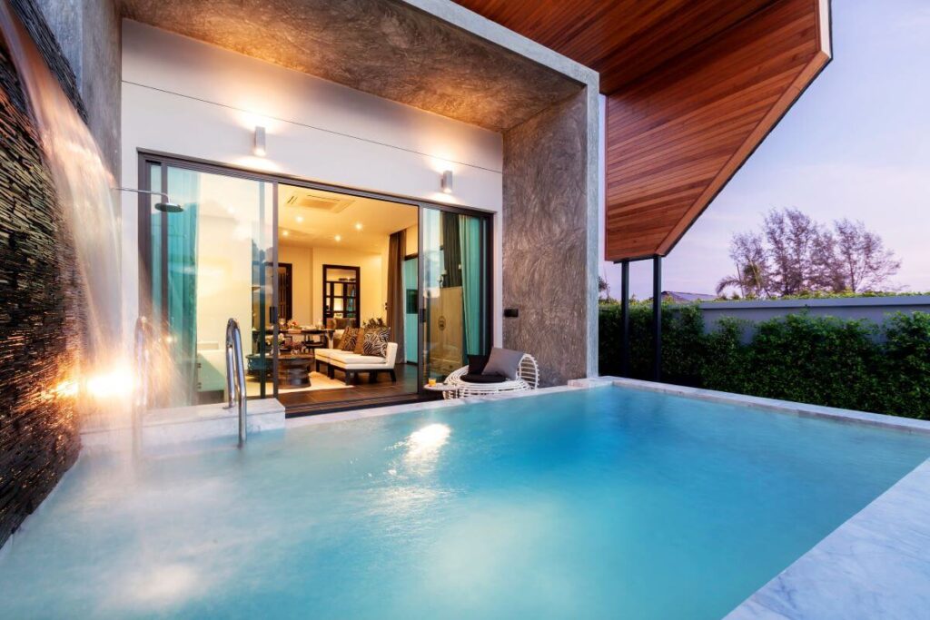 New 2-bedroom villa with private pool and garden near Palai Beach, Chalong