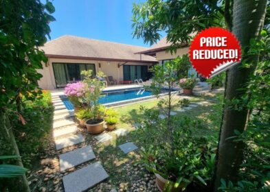 Thai-Balinese 2-bedroom villa for sale in Rawai, Phuket with pool and basement room