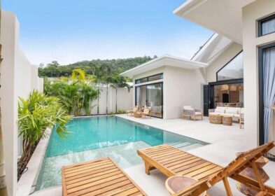 3-bedroom Balinese-style pool villa with garden views for sale near Nai Harn, Phuket
