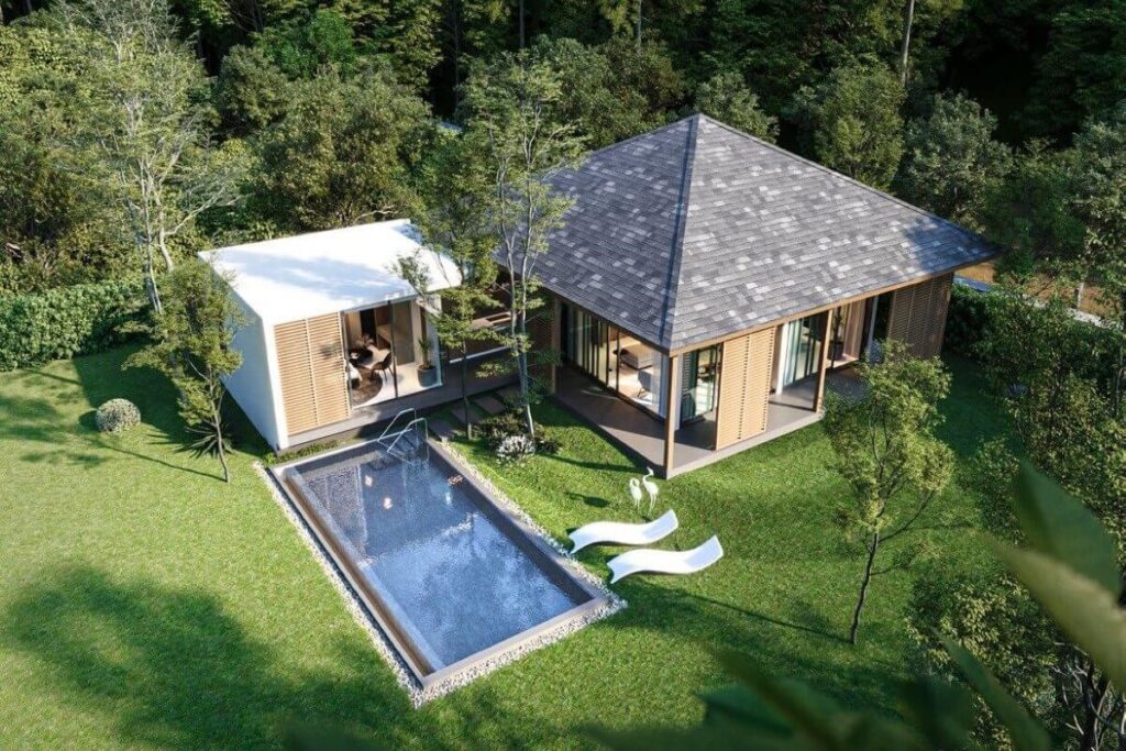 Off-plan 3-bedroom tropical pool villa for sale near Nai Yang Beach, Phuket