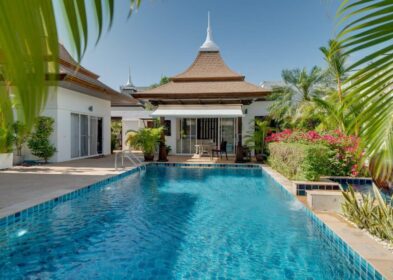 3-bedroom Balinese-style pool villa for sale near Nai Harn Beach, Phuket