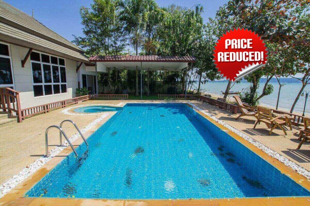 Beachfront pool villa with panoramic sea views in Rawai, Phuket.