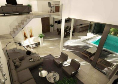 New 3-bedroom villa with pool, rooftop deck, and mezzanine for sale in Cherng Talay, Phuket – 435 sqm built-up on 411 sqm land