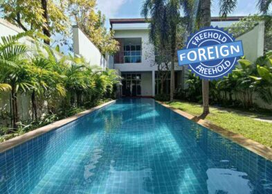 3-bedroom villa for sale near Bang Tao Beach, Phuket with private pool and balcony in gated community