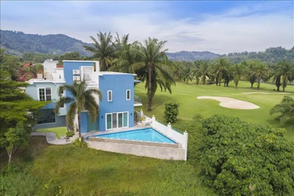 3-bedroom golf course villa with saltwater pool for sale in Kathu, Phuket