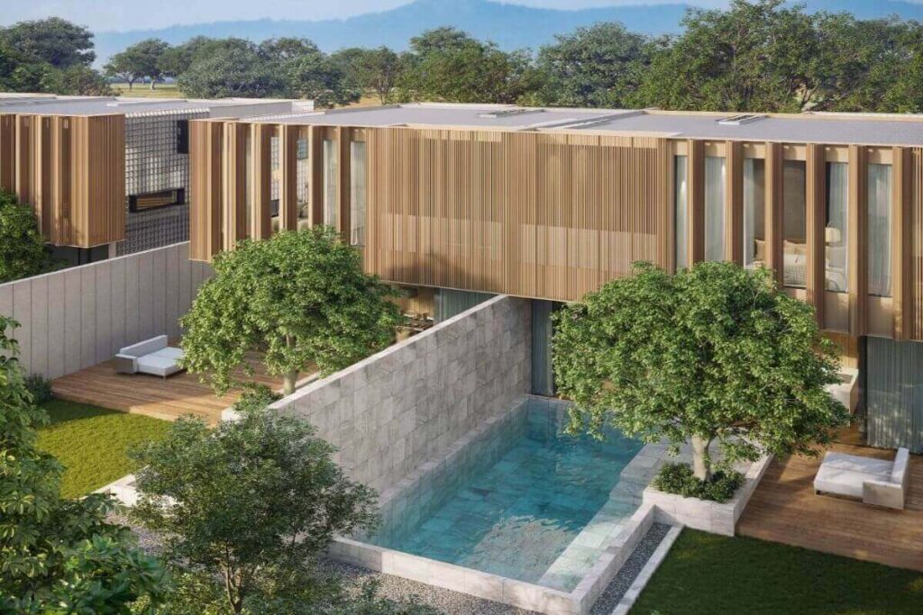 3-bedroom modern Nordic-Japanese villa with pool and onsen bath for sale near Bang Tao Beach, Phuket