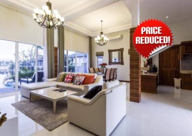 3-bedroom lakefront villa for sale in Thalang, Phuket with private pool and mountain views