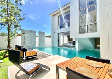 3-bedroom Japanese-inspired pool villa for sale in Cherng Talay, Phuket with 373 sqm built-up area