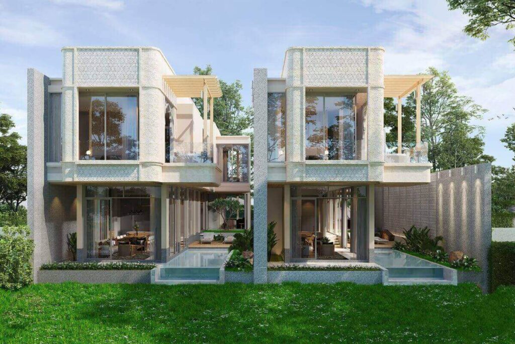 3-bedroom hillside villa with infinity pool and sea views for sale in Kamala, Phuket