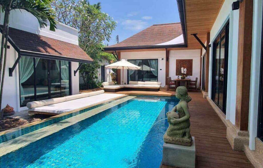 3-bedroom villa with pool and deck in Rawai, Phuket