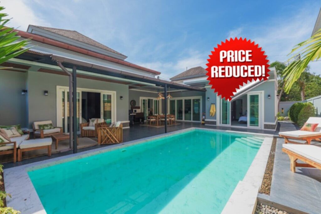 3-bedroom villa with pool and outdoor entertaining area in Rawai, Phuket