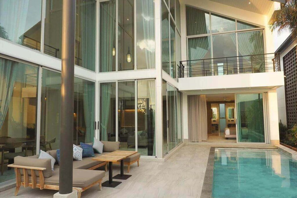 3-bedroom villa with pool and mountain views in Cherng Talay, Phuket