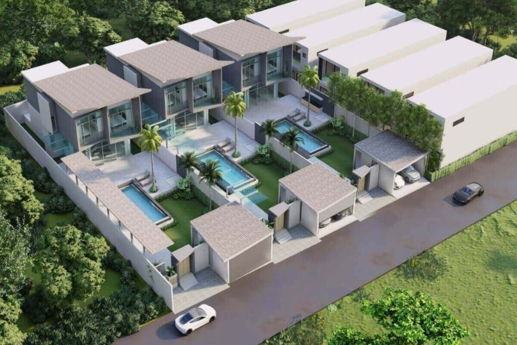 3-bed hillside villa for sale in Rawai, Phuket