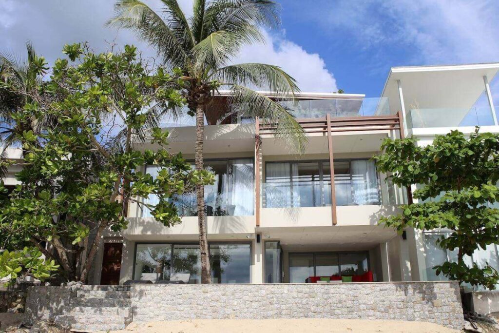 Beachfront 3-Bedroom Villa with Private Pool at Kalim Beach, Phuket