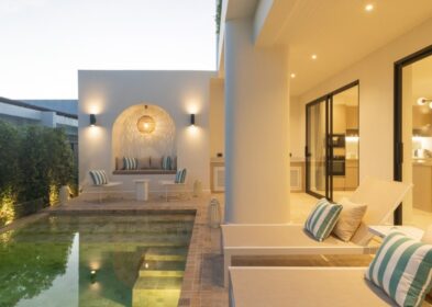 3-bedroom white villa with sea view, pool, and rooftop office for sale in Rawai, Phuket