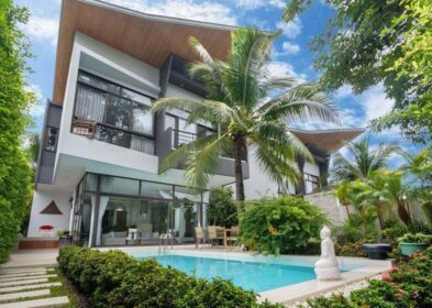 3-bedroom hillside villa with sea view and private pool for sale in Rawai, Phuket