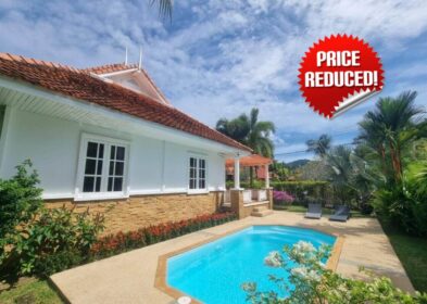 3-bedroom resale villa in Kamala with garden, pool, and Thai company freehold