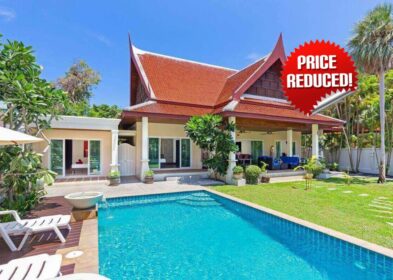 3-bedroom garden pool villa near ISP for sale in Rawai, Phuket