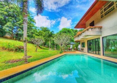 3-bedroom garden villa with pool and balconies for sale near Nai Harn Beach, Phuket