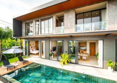 3-bedroom modern sea view villa with pool and balcony for sale in Chalong, Phuket