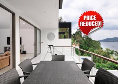 3-Bed Hillside Sea View Villa for Sale in Patong Phuket