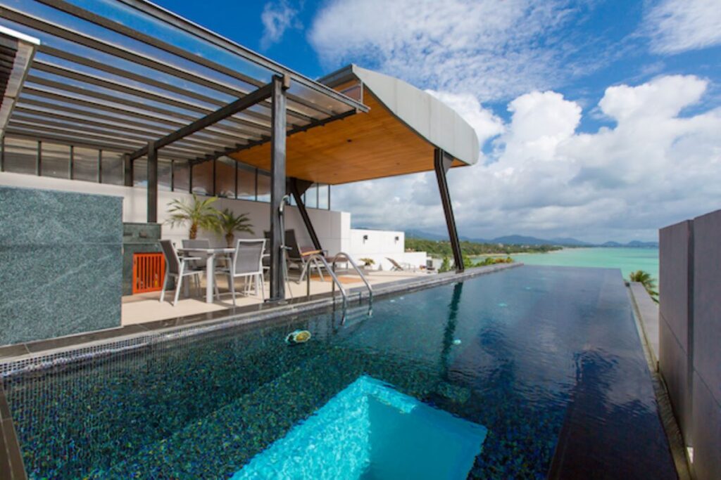3-bed sea view rooftop villa for sale in Rawai, Phuket