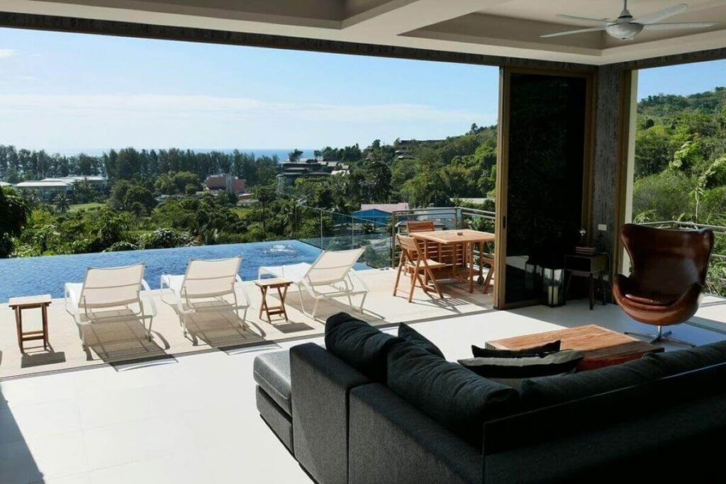 3-bed sea view villa for sale near Nai Thon Beach, Phuket
