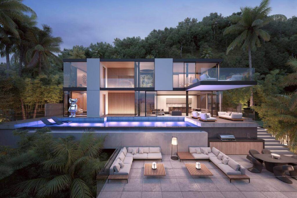 3-bed sea view villa for sale in Layan, Phuket