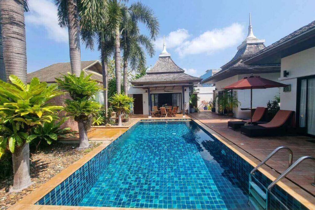 3-bedroom Thai-Balinese pool villa for sale near Nai Harn Beach, Phuket