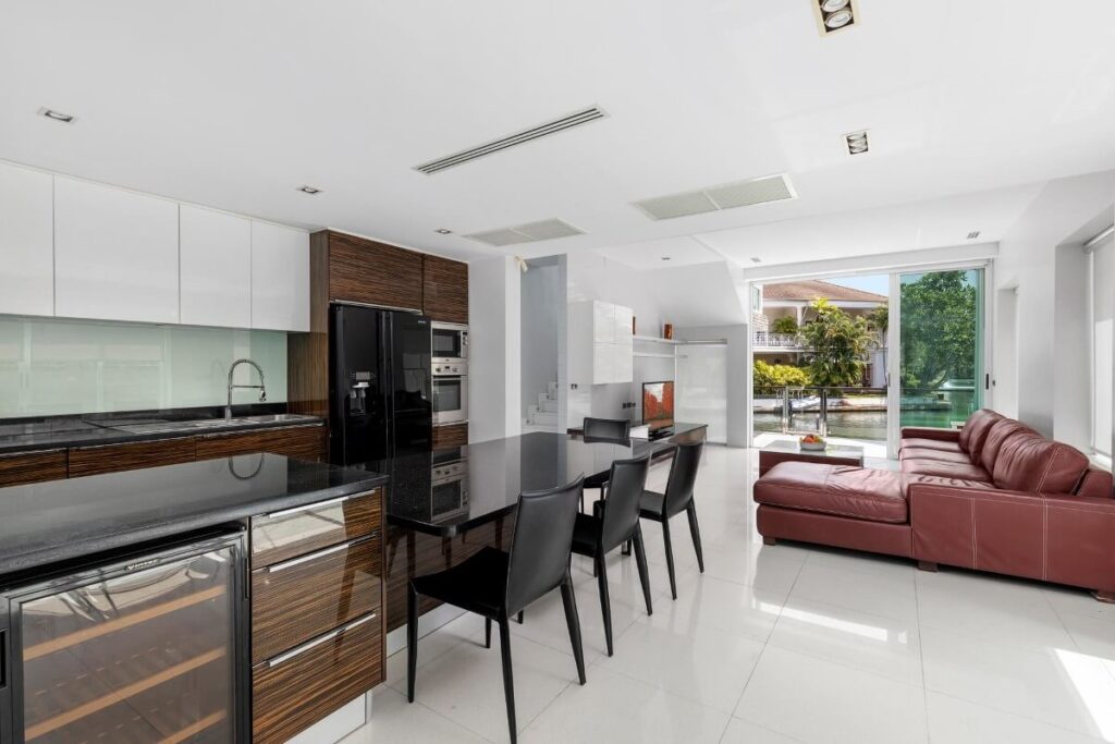 Waterfront 3-storey villa with private pool and boat mooring for sale at Phuket Boat Lagoon