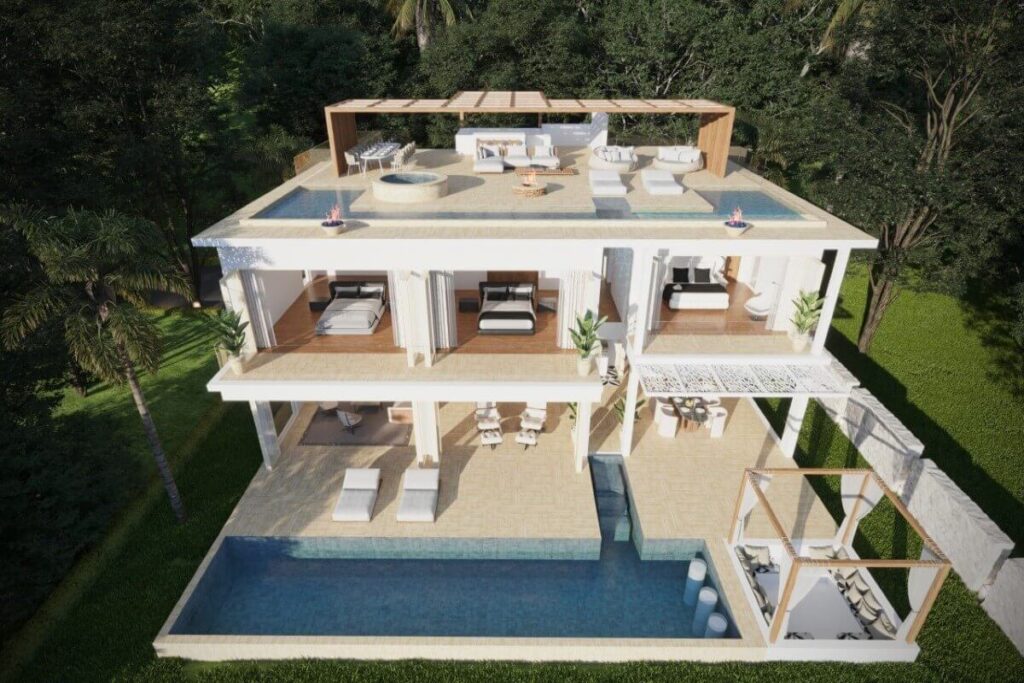 Modern villa with private pool near Layan Beach, Phuket