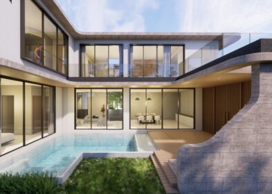 4-bed hillside villa for sale with modern tropical design