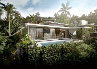 3-bedroom hillside villa with pool and mountain views near Nai Thon Beach, Phuket