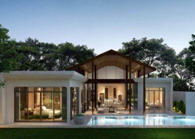 New 3-bedroom L-shaped villa with pool for sale in Thep Krasattri, Phuket – 273 sqm built-up, 342 sqm land