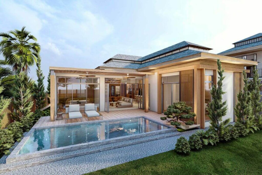 New 3-bedroom villa with private pool and balcony for sale in Rawai, Phuket – 320 sqm built-up on 429 sqm land