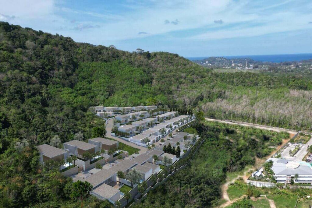 3-bedroom modern villa with pool near HeadStart School and Blue Tree in Cherng Talay, Phuket