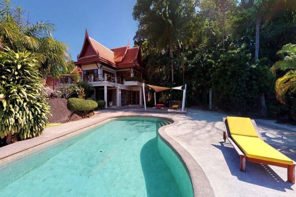 5-bed hillside villa for sale in Kamala, Phuket