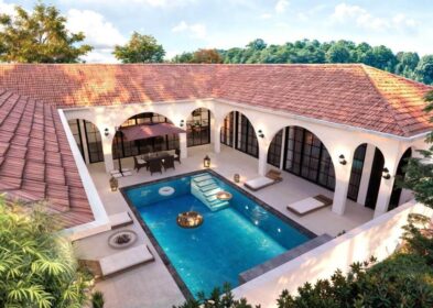 4-bedroom Moroccan-style courtyard villa with pool for sale in Rawai, Phuket