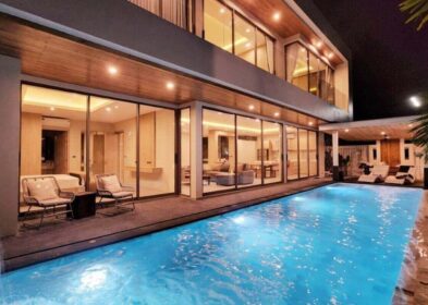 4-bedroom family villa with private pool for sale in gated estate near BCIS, Chalong, Phuket