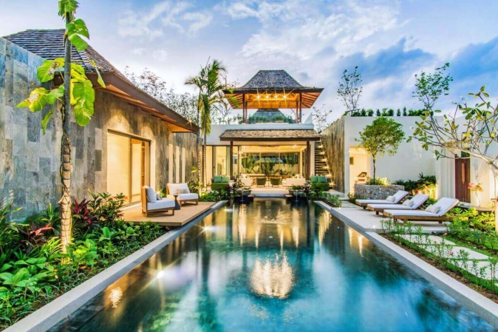 4-bed modern Bali-style villa for sale in Cherng Talay, Phuket