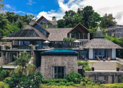 4-bedroom oceanfront villa with infinity pool and private ocean access in Kamala, Phuket.