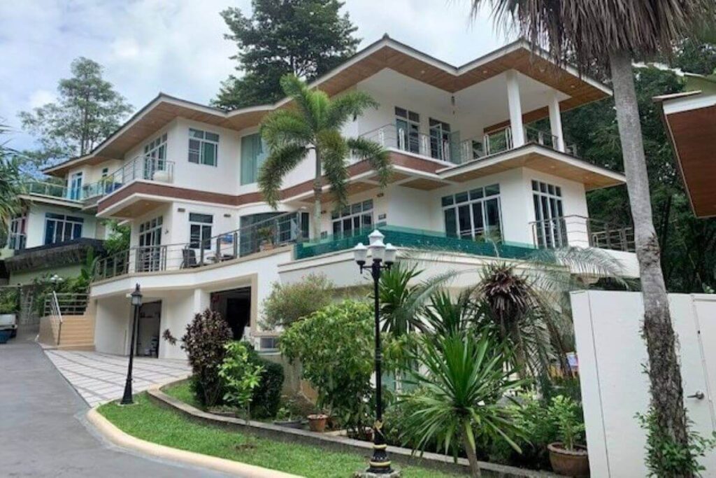 4-bedroom hilltop villa with sea and mountain views for sale in Kata Hills, Phuket