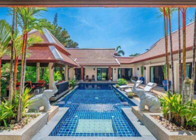 4-bed Thai-Balinese villa for sale in Nai Harn, Phuket