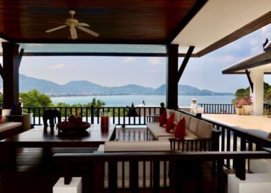 Luxury hillside villa with private pool and panoramic Andaman Sea views in Kalim, Phuket.