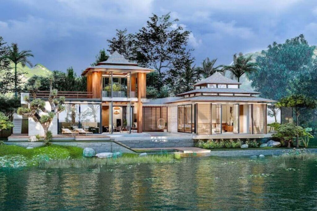 Eco-friendly 3-bedroom villa in Thalang with smart home system and solar panels